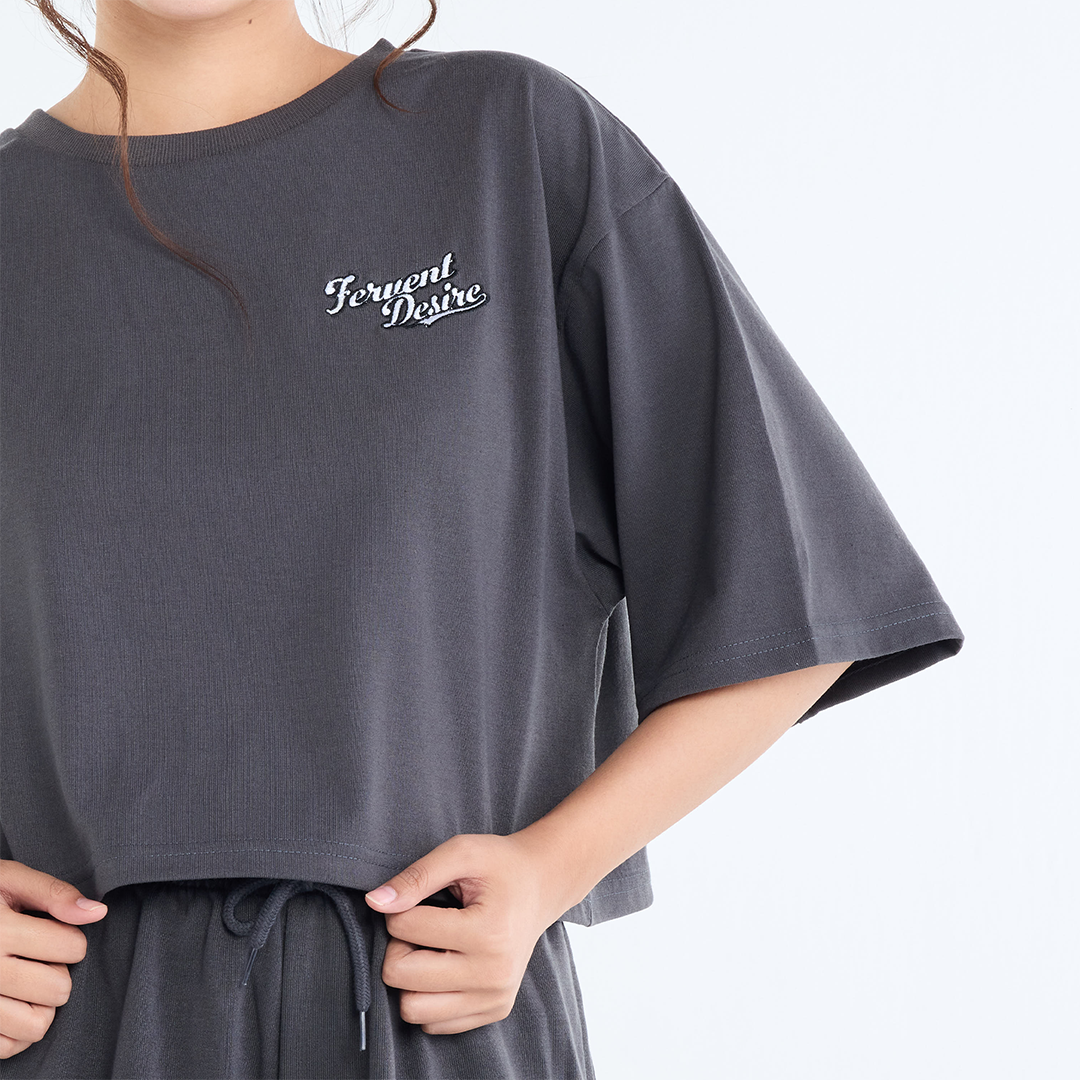 Everyday Cozy Crop Set — A crop top set that's super chill and super cute when you wear it.