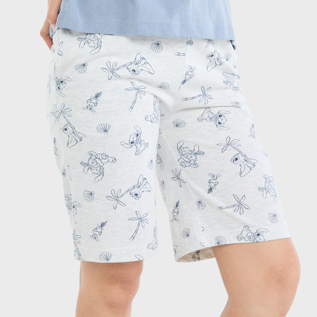 กางเกงขาสั้น Stitch – ใส่แล้วฟีลโดนลากไปเที่ยวฮาวาย (Size S-LL)