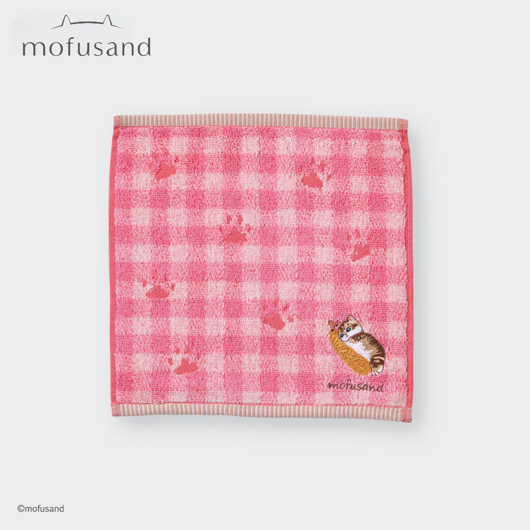 Mofusand Hand towel Peach Pink – The Purr-fectly Soft Kitty Towel That’ll Melt Your Heart! 🐾💕