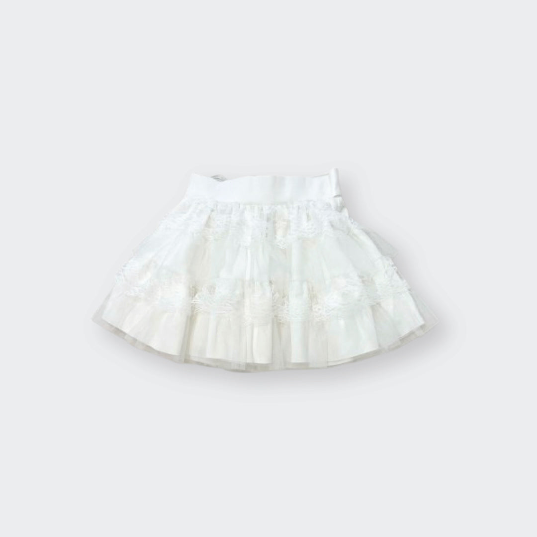 Majoretty x Airi - กระโปรง Tulle ระบายลูกไม้ พร้อมโบว์เอวลุคหวานน่ารัก