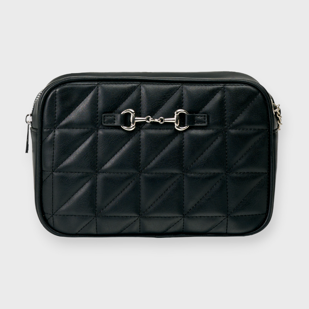 LADIES QUILTED CHAIN SHOULDER BAG