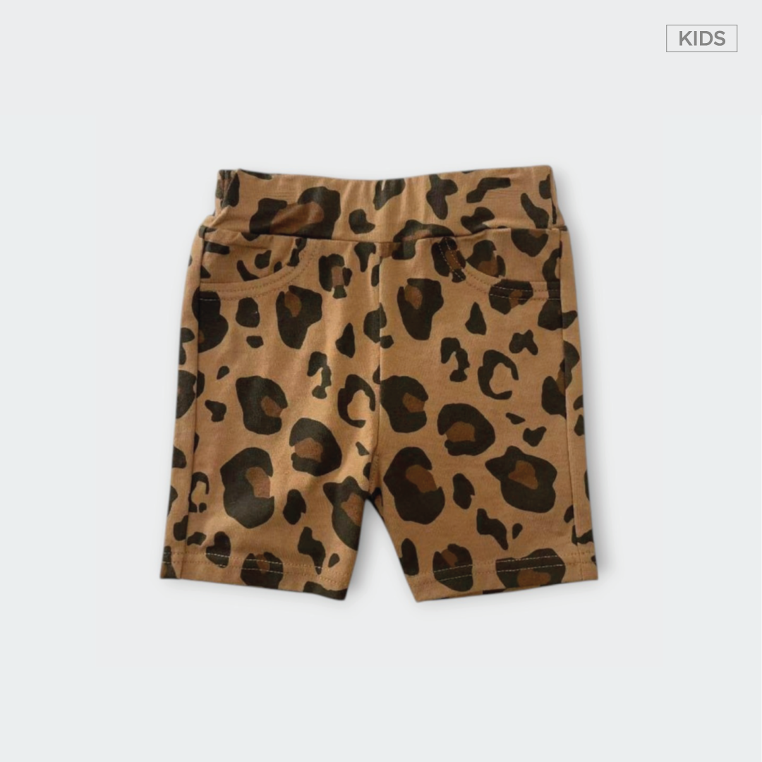 Kids กางเกงขาสั้นเด็ก ลายเสือน้อยจอมซน ใส่สบาย วิ่งเล่นเพลินทั้งวัน