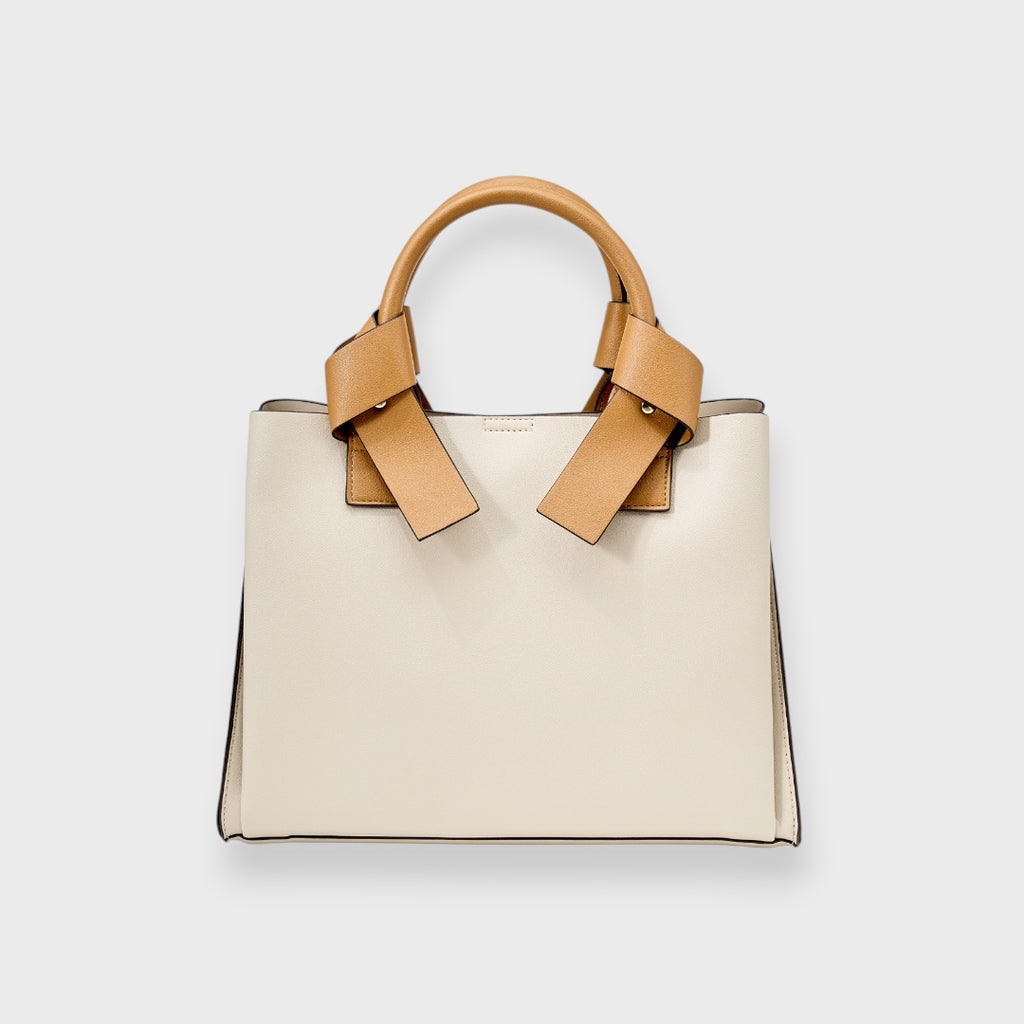 LADIES RIBBON HANDLE 2WAY TOTE BAG