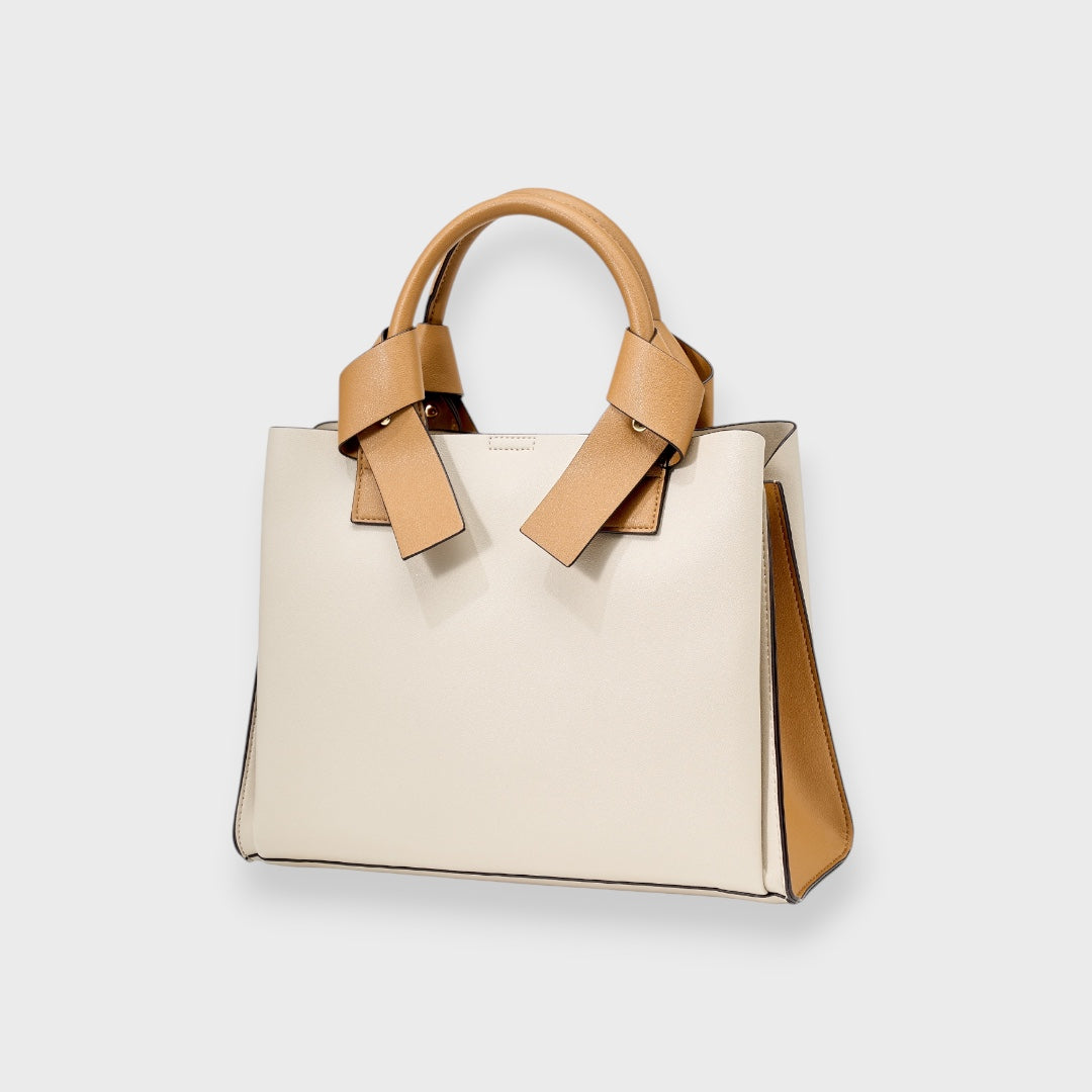 LADIES RIBBON HANDLE 2WAY TOTE BAG