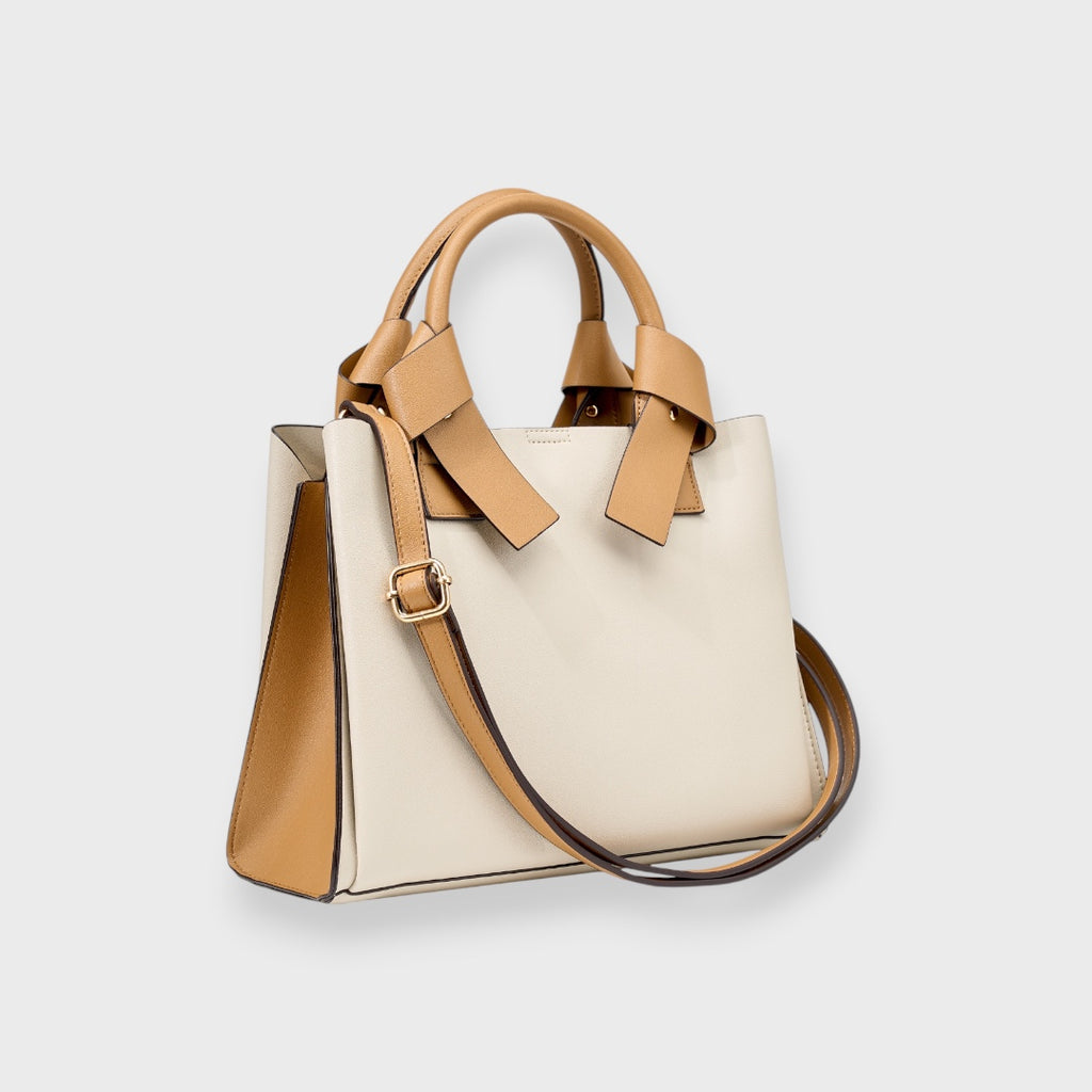LADIES RIBBON HANDLE 2WAY TOTE BAG