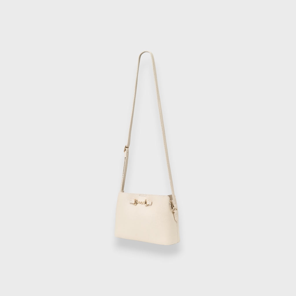 LADIES METAL ACCENT SHOULDER BAG