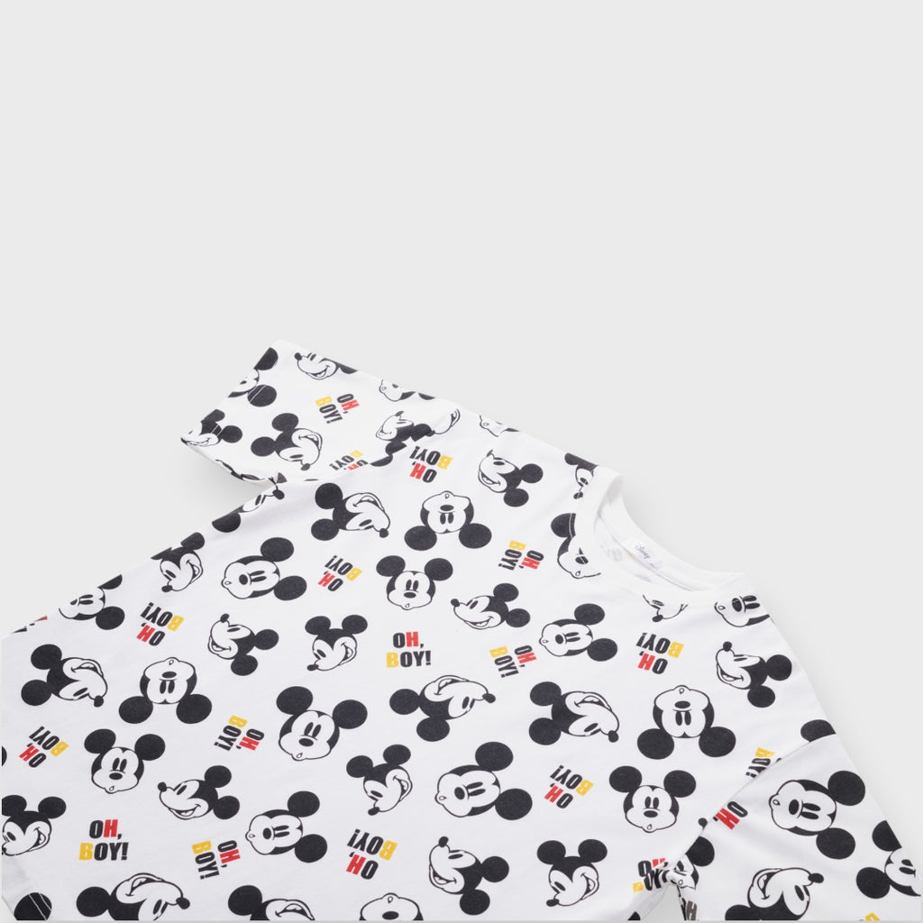 เสื้อยืดมิกกี้เมาส์ลาย “OH, BOY!”  — สดใสคลาสสิก