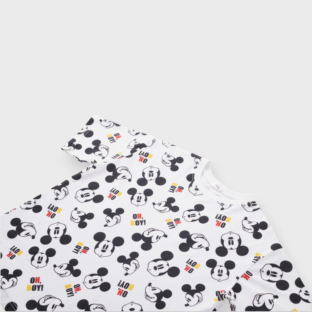 เสื้อยืดมิกกี้เมาส์ลาย “OH, BOY!”  — สดใสคลาสสิก