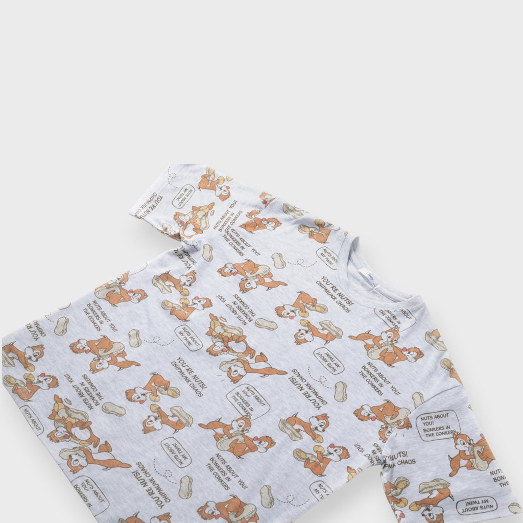 เสื้อยืดชิพแอนด์เดลลาย “Nuts About You!” — รุ่นความป่วนคู่ดูโอ้