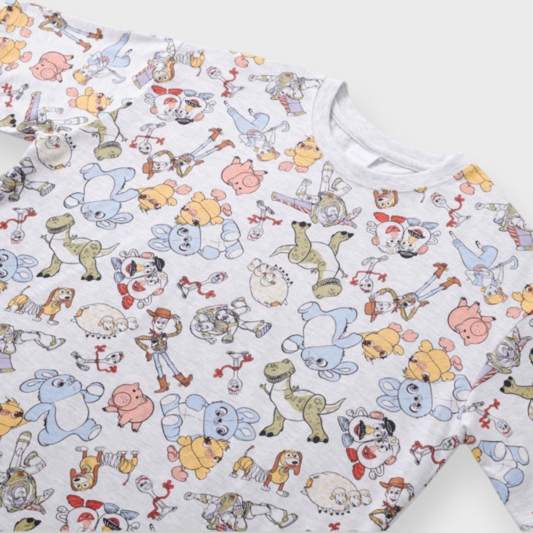 เสื้อยืด Toy Story ลายแก๊งของเล่นสุดป่วน