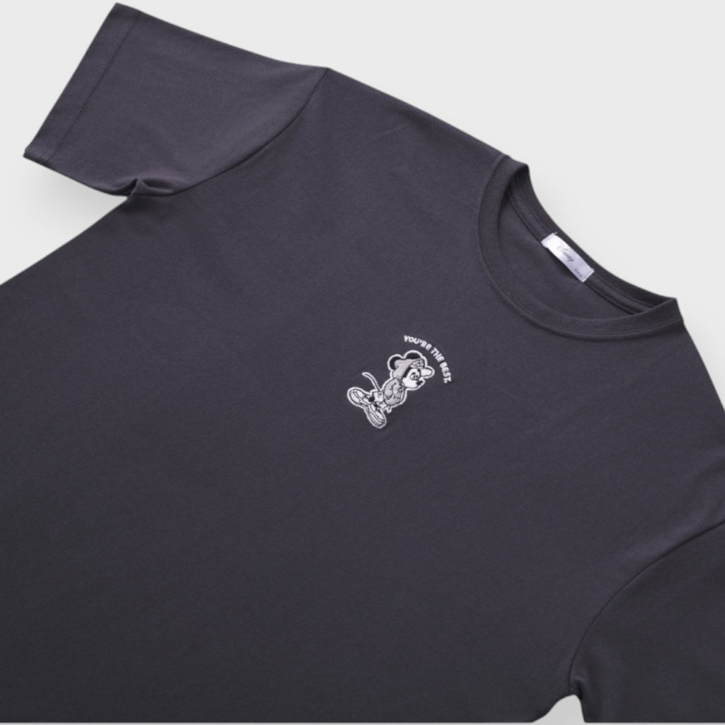 เสื้อยืดมิกกี้เมาส์สีดำ รุ่น “You’re the Best!” – มินิมอลเท่ๆ สไตล์ดิสนีย์ (Size S-LL)
