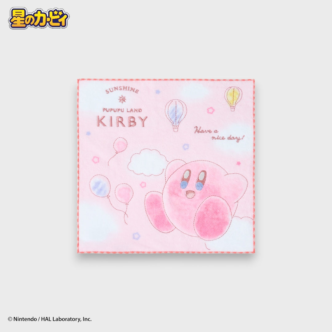 ผ้าเช็ดหน้า Kirby  "Pupupu Land Sunshine" นุ่มฟูละมุนมือ
