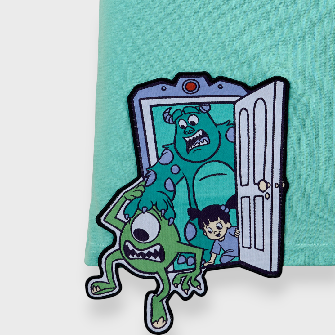 Kids (Size 110-130) บู๊! เสื้อยืดเด็ก Monsters, Inc.  ลายแก๊งมอนสเตอร์สุดป่วน