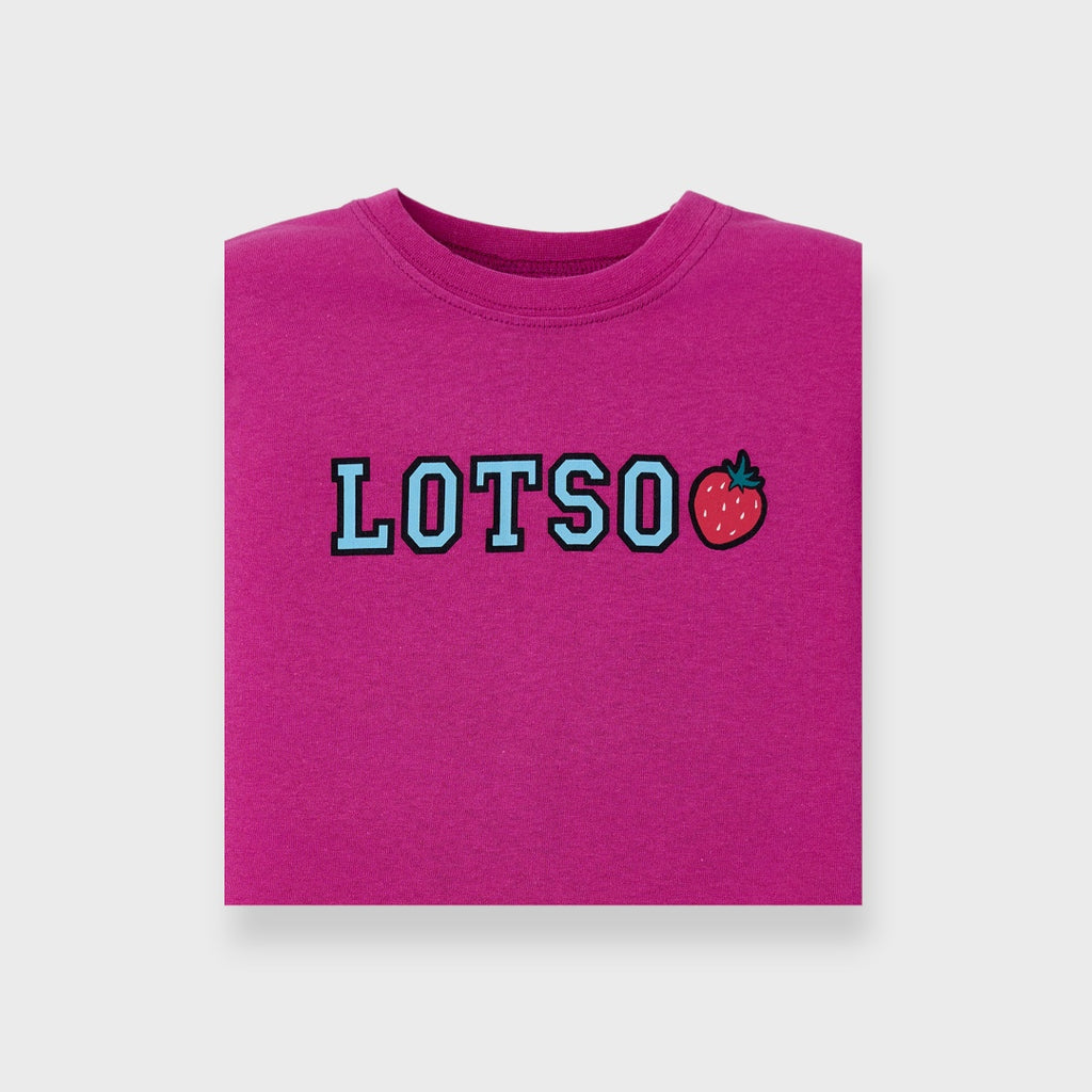 Kids (Size 130-150)  เสื้อยืดเด็ก Disney ลายหมีล็อตโซ่สตรอว์เบอร์รี