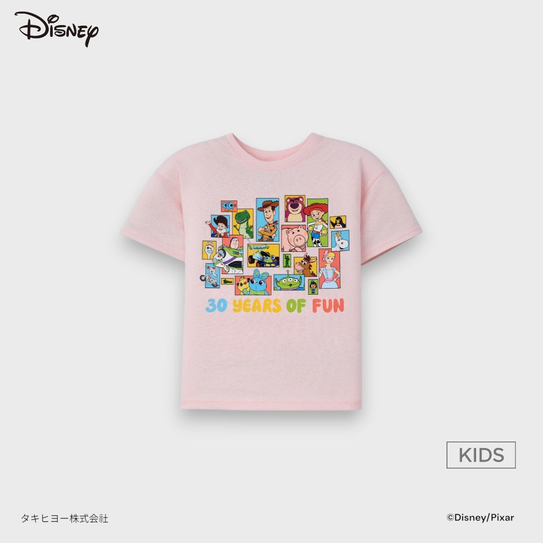 KIDS (SIZE 100-120) DISNEY/PIXAR TOY STORY “30 YEARS OF FUN” T-SHIRT OFF-WHITE