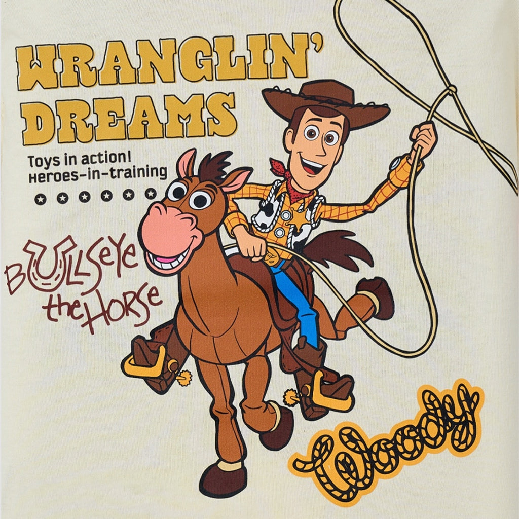 Kids (Size 130-150) เสื้อยืดเด็ก Toy Story ลาย Woody & Bullseye น่ารักสดใสสำหรับเด็ก