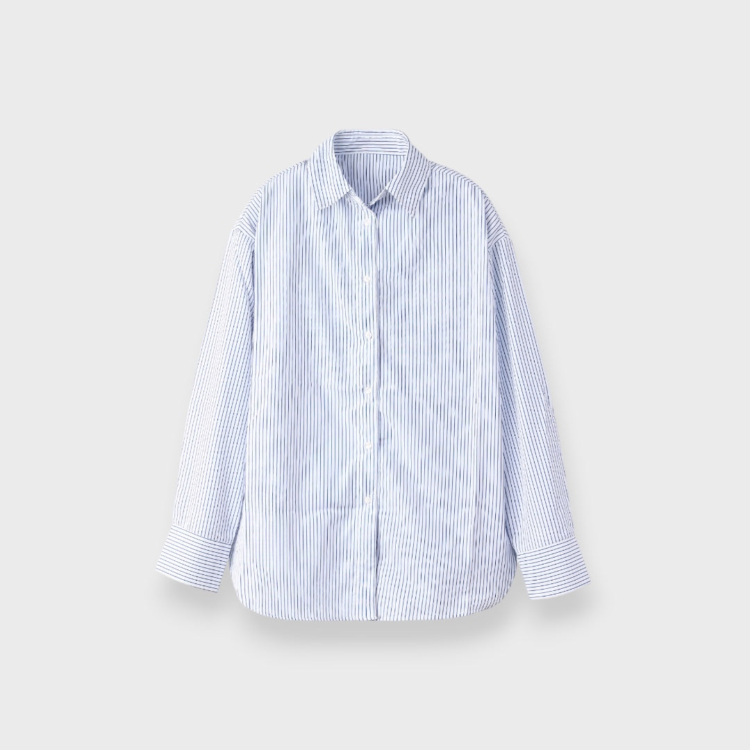 LADIES STRIPED LONG SHIRT