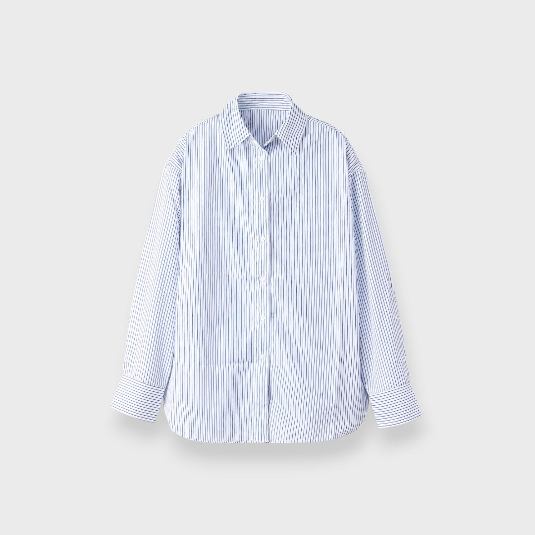 LADIES STRIPED LONG SHIRT