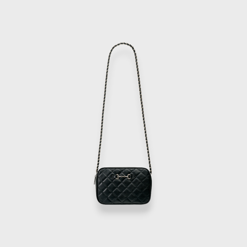 LADIES QUILTED CHAIN SHOULDER BAG