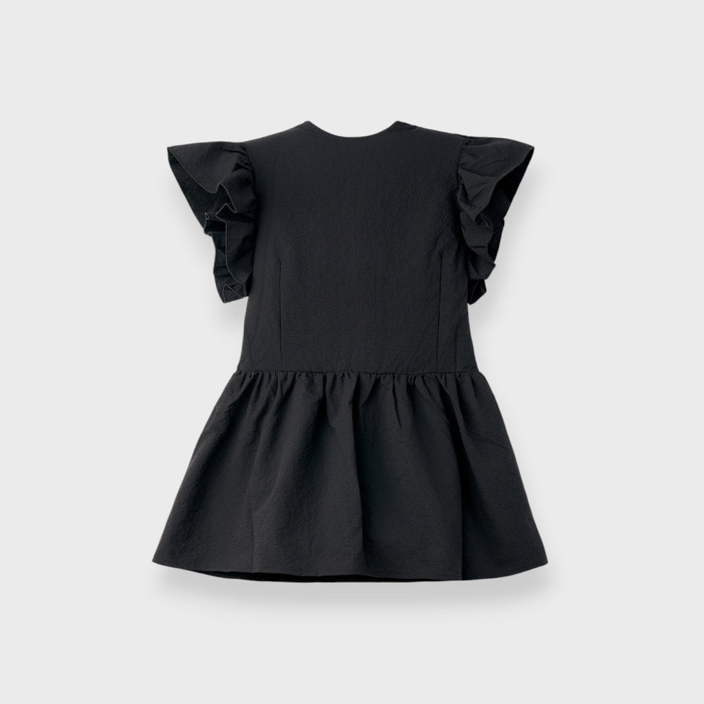 LADIES SHOULDER FRILL PEPLUM BLOUSE