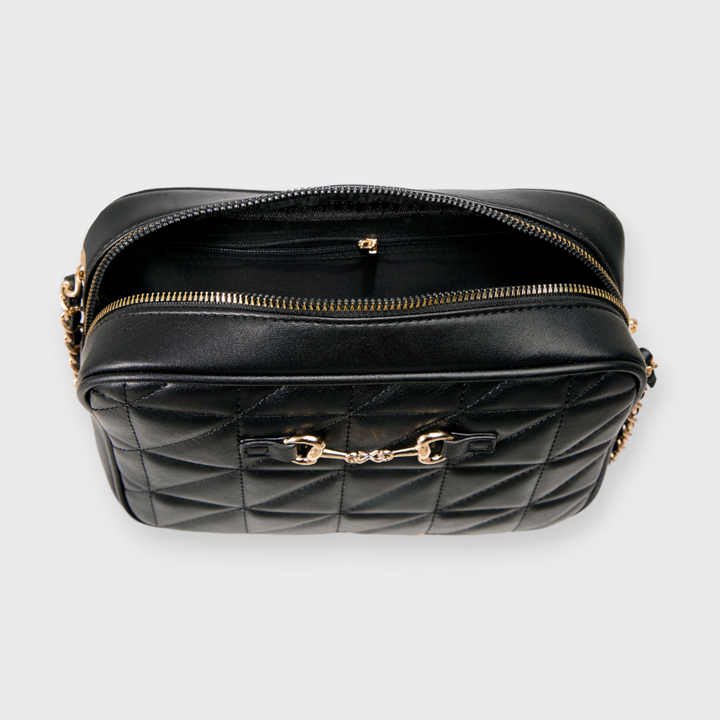 LADIES QUILTED CHAIN SHOULDER BAG