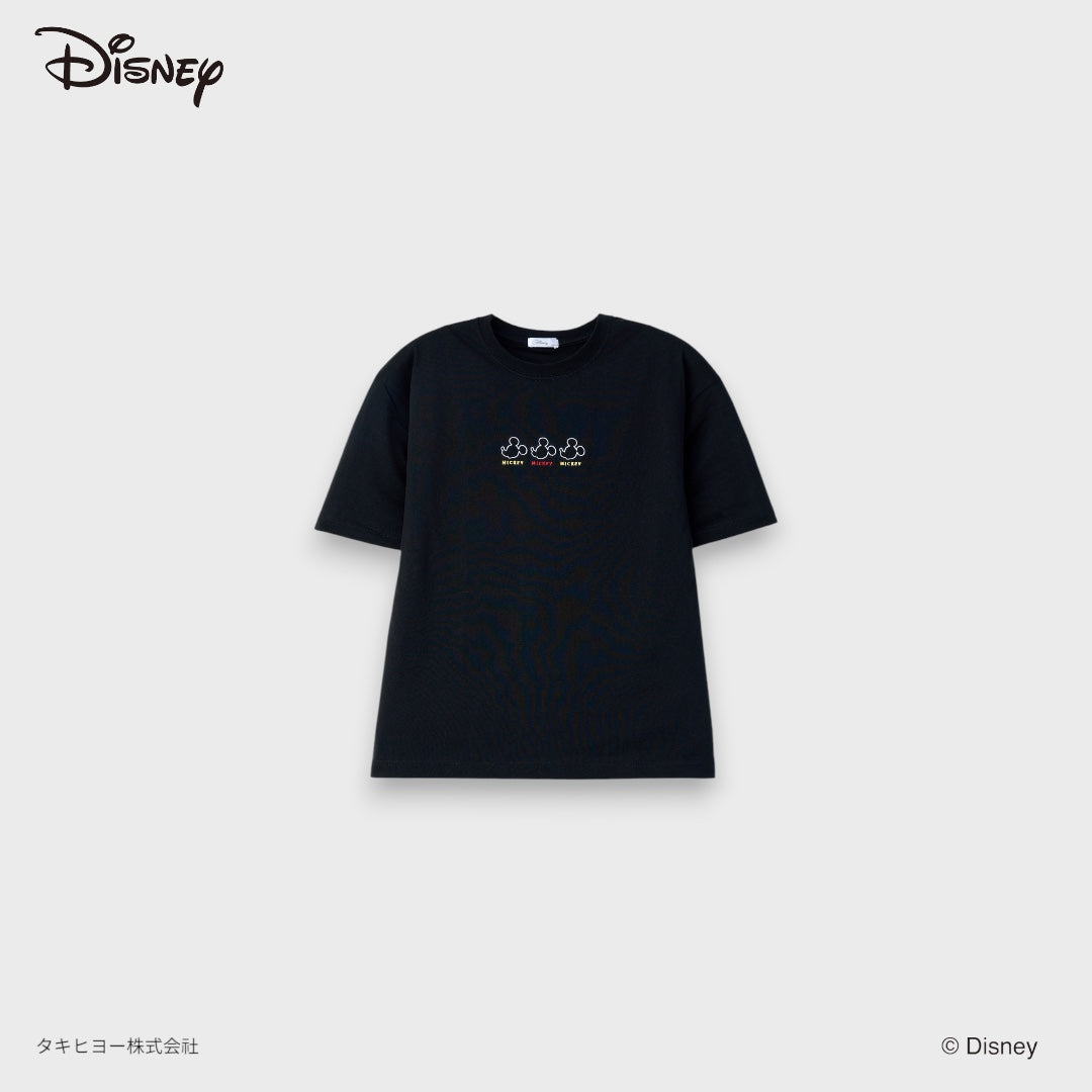 เสื้อยืด Mickey Mouse ลายมิกกี้ ตัวเล็กความน่ารักคูณสาม (Size 3L-4L)