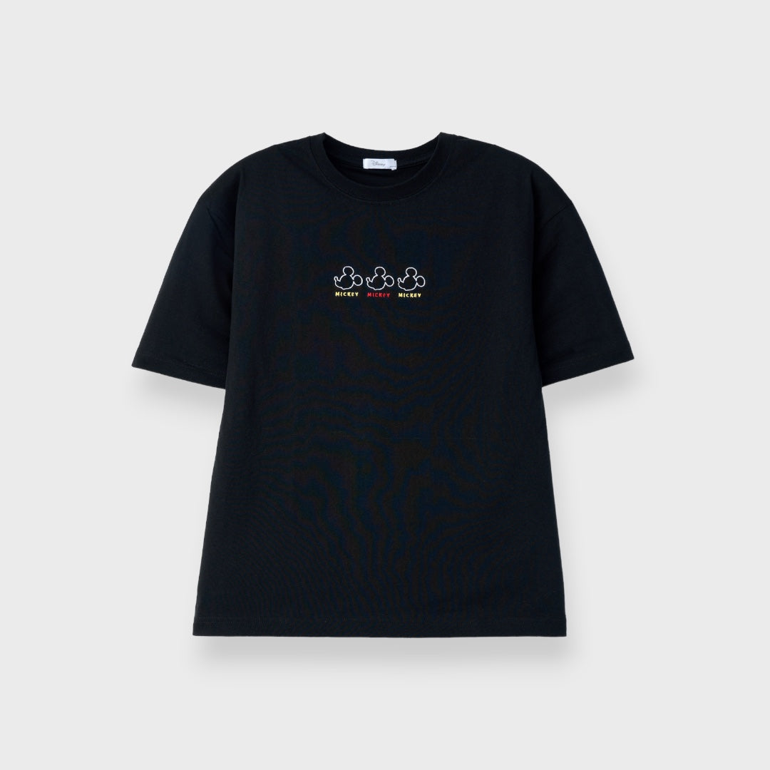 เสื้อยืด Mickey Mouse ลายมิกกี้ ตัวเล็กความน่ารักคูณสาม (Size 3L-4L)