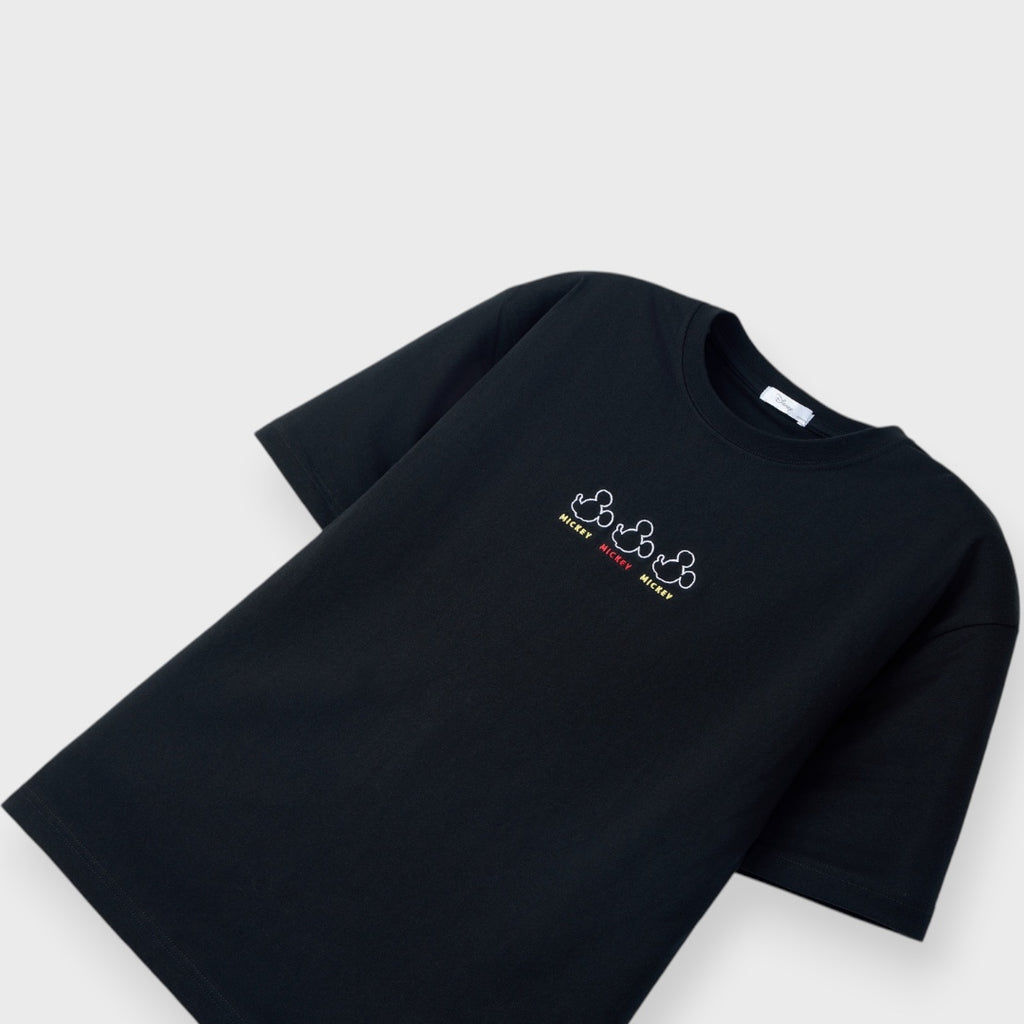 เสื้อยืด Mickey Mouse ลายมิกกี้ ตัวเล็กความน่ารักคูณสาม (Size 3L-4L)