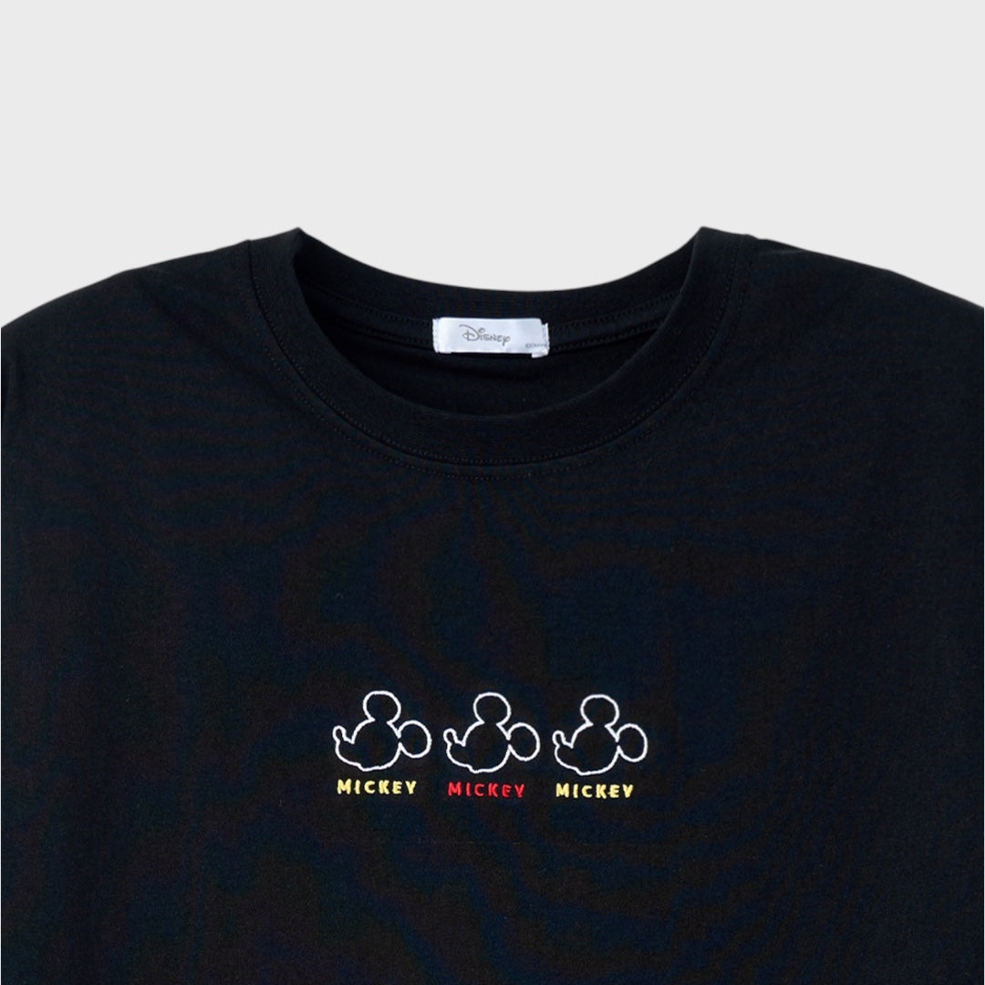 เสื้อยืด Mickey Mouse ลายมิกกี้ ตัวเล็กความน่ารักคูณสาม (Size 3L-4L)