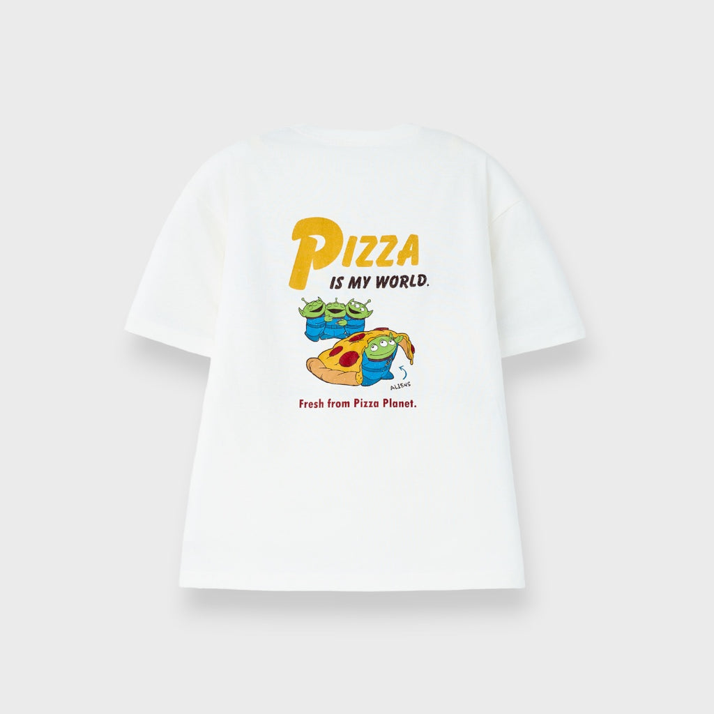 เสื้อยืด Toy Story ลาย Pizza Planet เอเลี่ยนแสนหิว (Size 3L-4L)