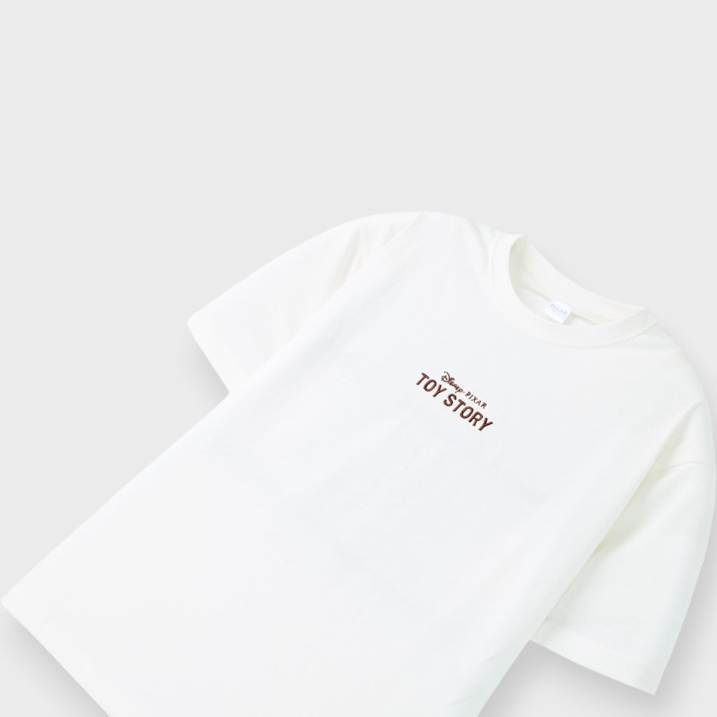 เสื้อยืด Toy Story ลาย Pizza Planet เอเลี่ยนแสนหิว (Size 3L-4L)