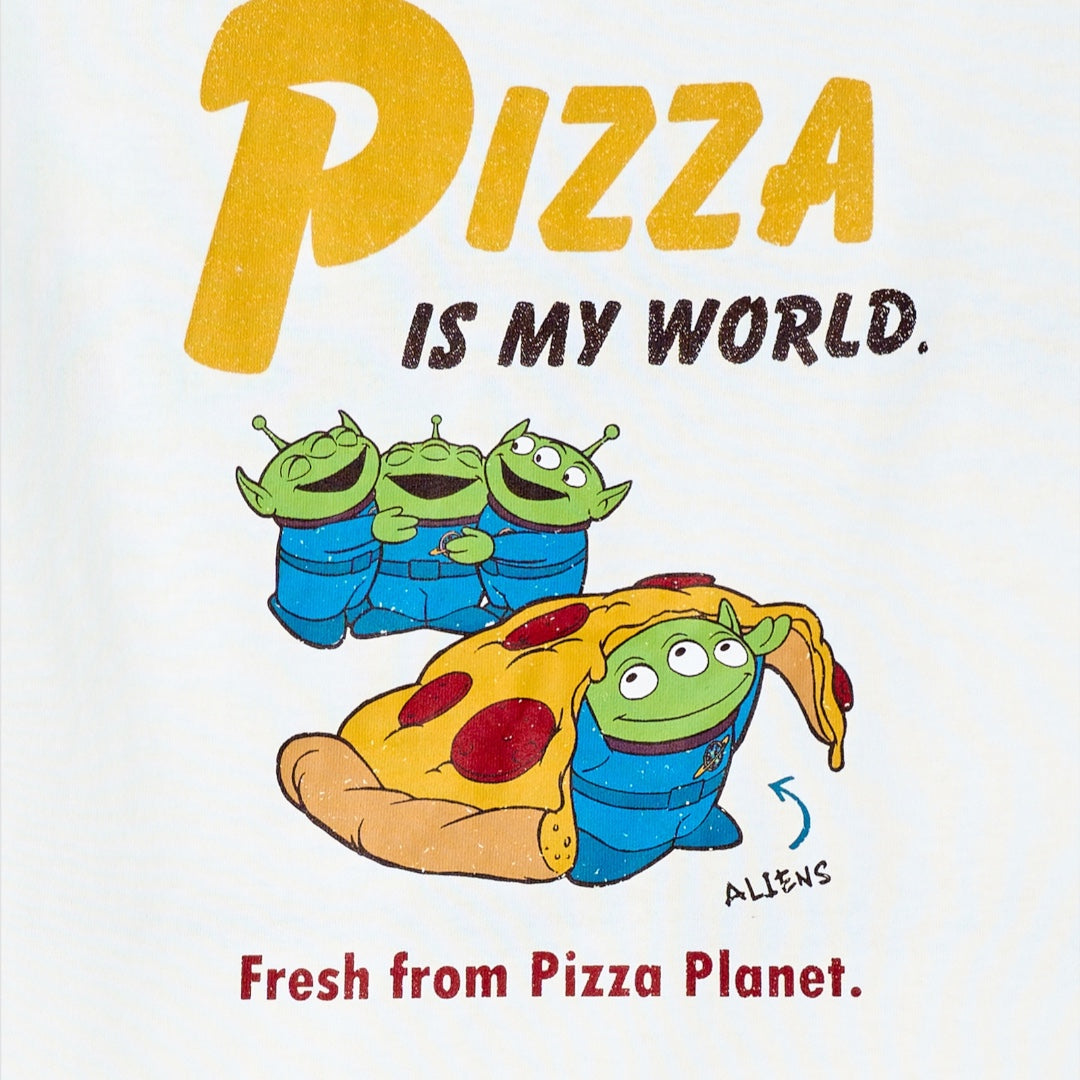 เสื้อยืด Toy Story ลาย Pizza Planet เอเลี่ยนแสนหิว (Size 3L-4L)