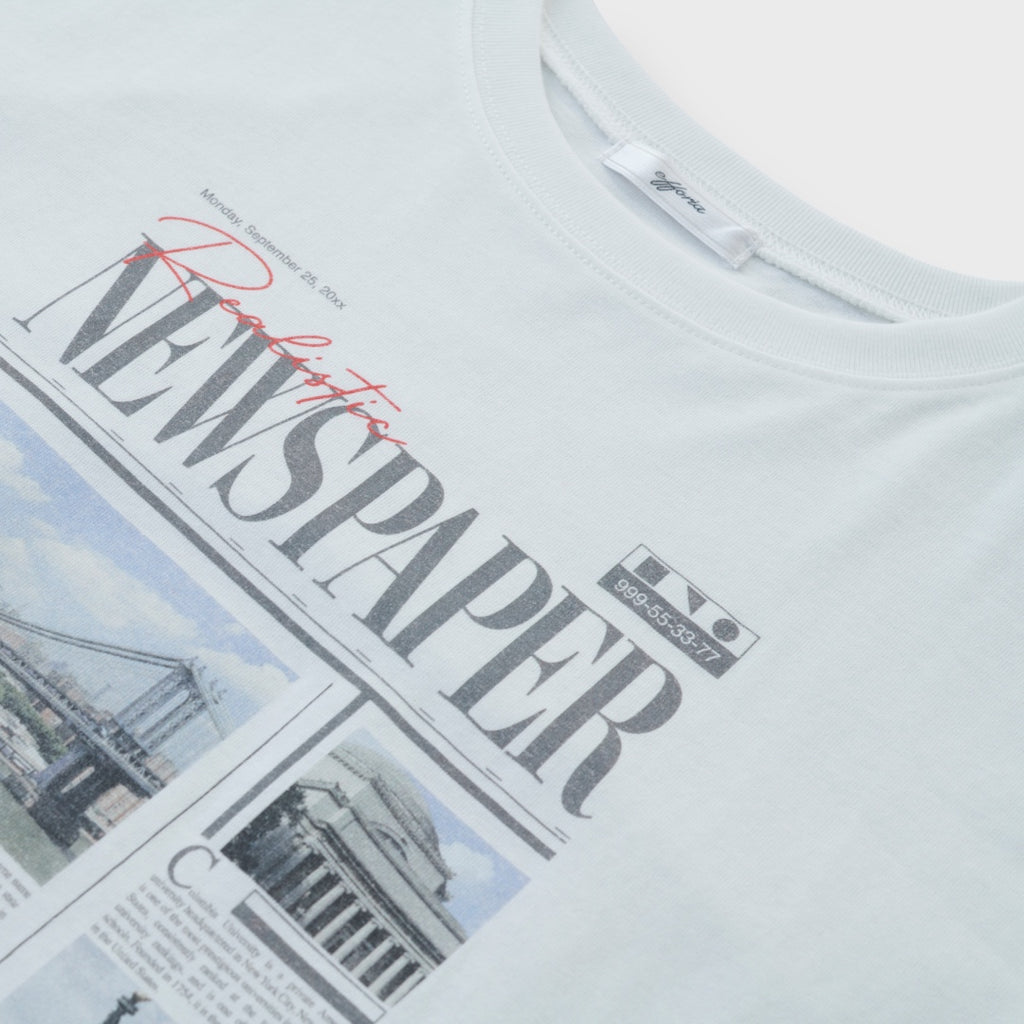 เสื้อยืด “News You Can Wear” — ข่าวดังแค่ไหน ก็ปังไม่เท่าคุณใส่เสื้อตัวนี้