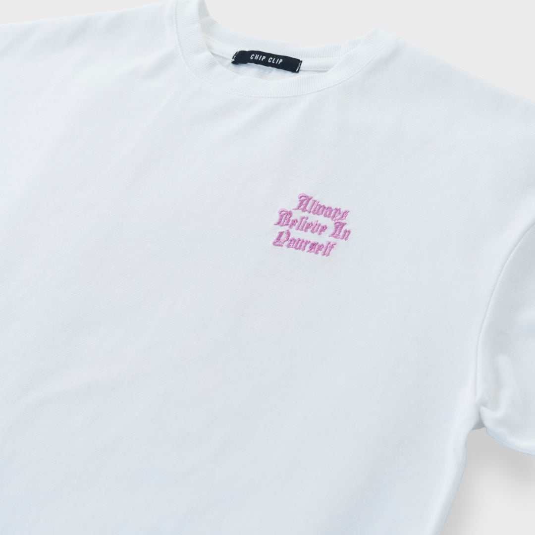 เสื้อยืดสกรีนลาย "Always Believe In Yourself" – ใส่แล้วกำลังใจเด้งเหมือนเติมแบต!