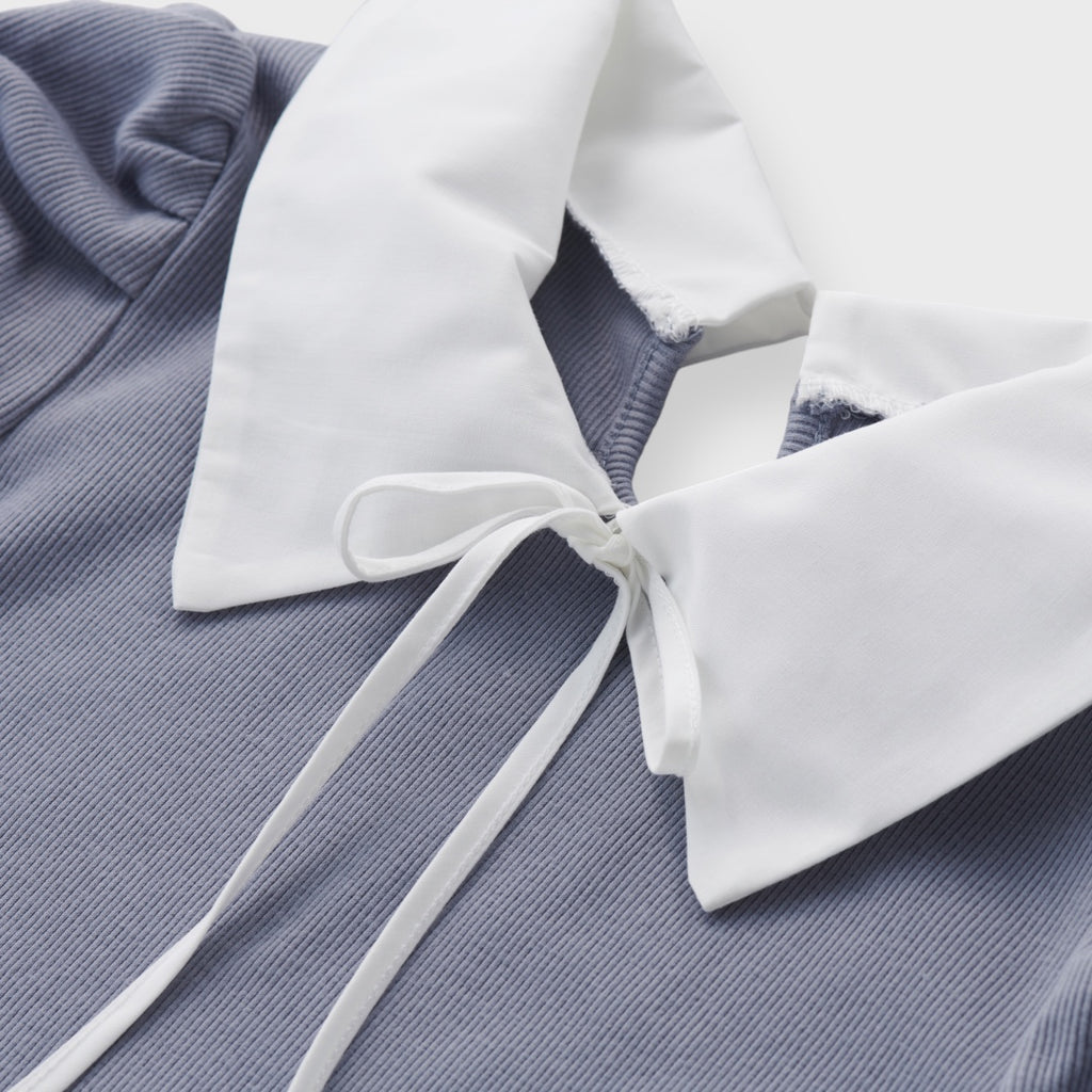 เสื้อลุคคุณหนูดีดดิ๊ง คอปกริบบิ้น – ตัวนี้ใส่แล้วโลกสดใสขึ้น