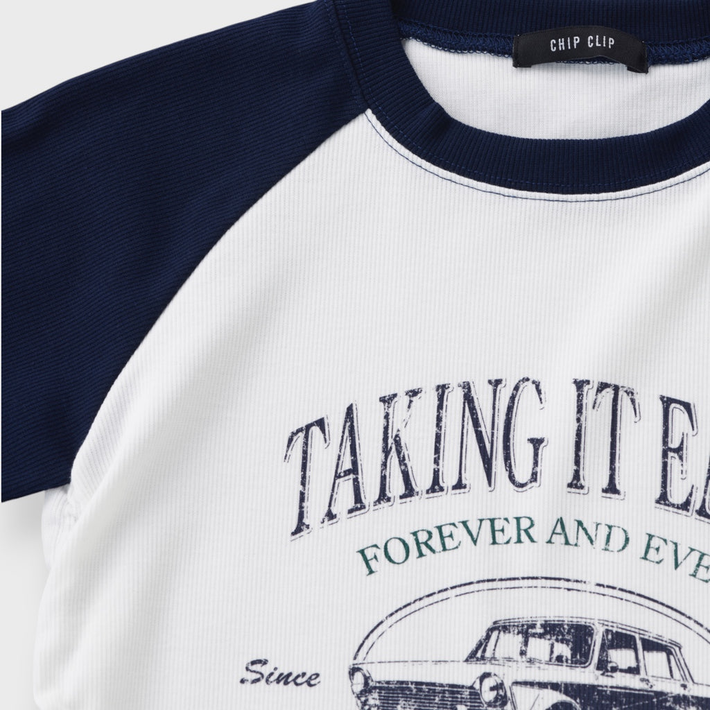 Easy Road Trip Raglan Top 🚗✨
