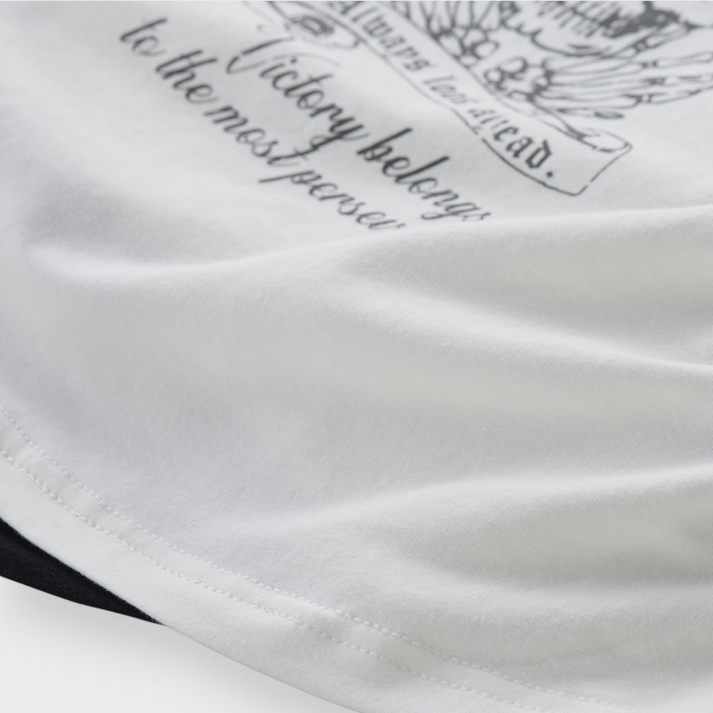 Asymmetric Skull Graphic Top 🖤