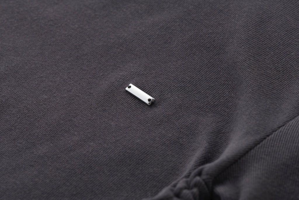 Side-Drawstring Statement Black Top ⚡