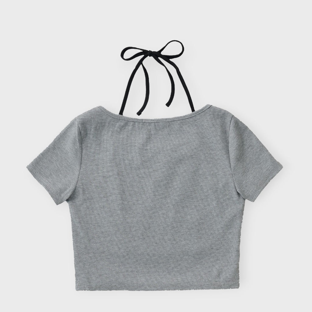 Eagle Emblem Layered-Neck Top 🦅✨