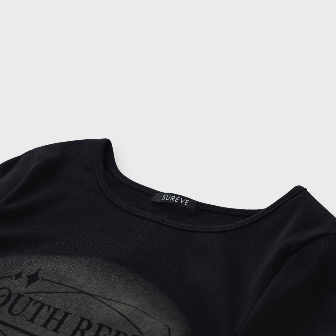 Sweet Lace-Up Side Detail Bold Top ✨💕