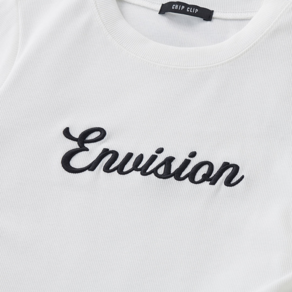 🔥 เสื้อครอป Envision รุ่นปรับเชือกข้าง – ใส่แล้วดูเป็นสาวมั่นสายคิวท์ไฟลุก