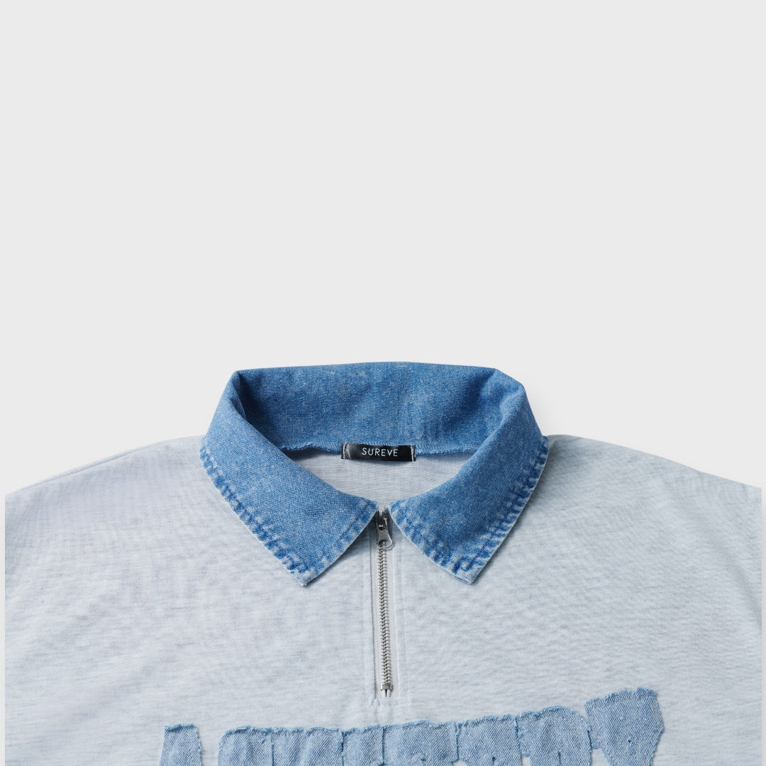 เสื้อครอปคอปกยีนส์ ACTIVERY – รุ่นคูลกรุบ แต่งน้อยแต่เท่มาก