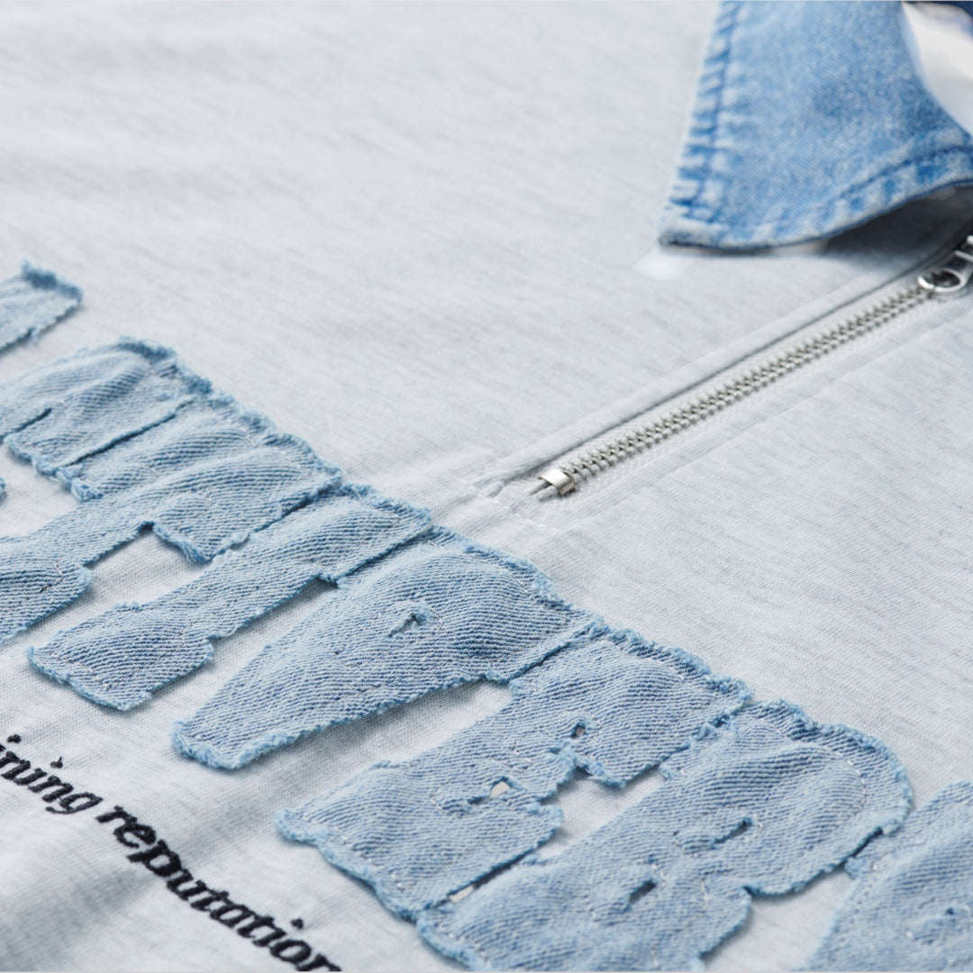 เสื้อครอปคอปกยีนส์ ACTIVERY – รุ่นคูลกรุบ แต่งน้อยแต่เท่มาก