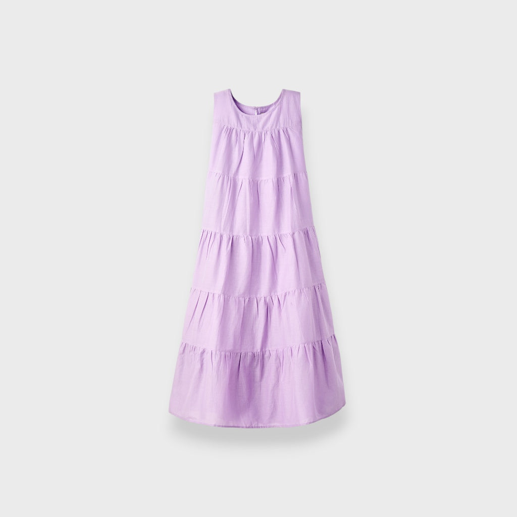 LADIES TIERED SLEEVELESS ONE PIECE