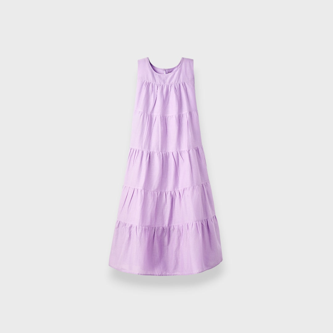 LADIES TIERED SLEEVELESS ONE PIECE
