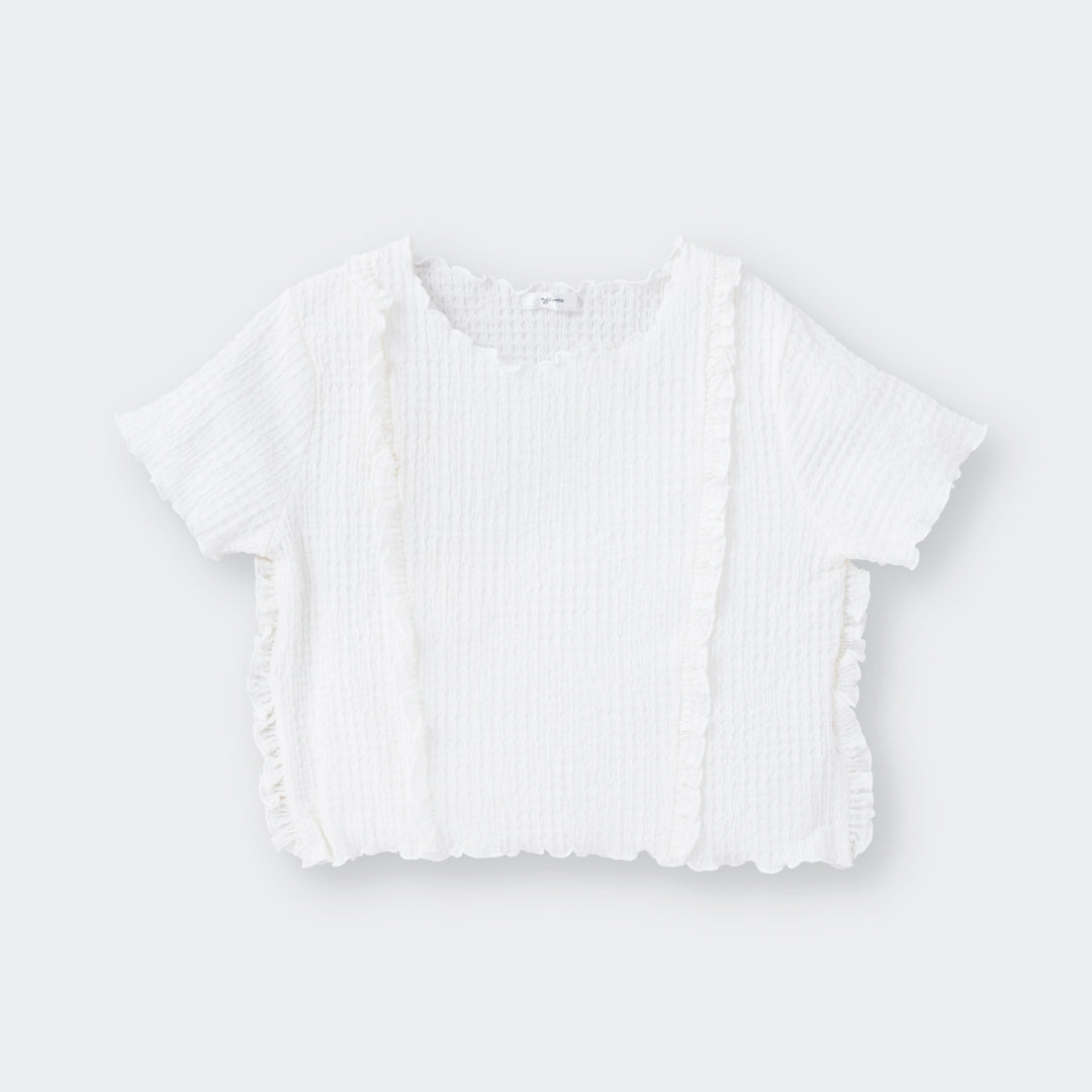 เสื้อยืดผู้หญิง “ระบายเบา ๆ แต่ความน่ารักไม่เบาเลย”