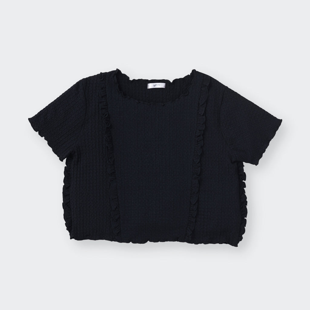 เสื้อยืดผู้หญิง “ระบายเบา ๆ แต่ความน่ารักไม่เบาเลย”