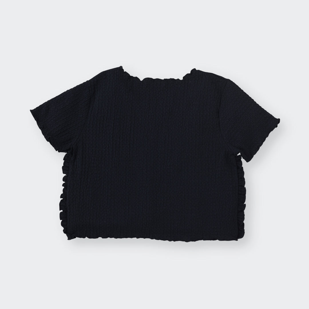 เสื้อยืดผู้หญิง “ระบายเบา ๆ แต่ความน่ารักไม่เบาเลย”