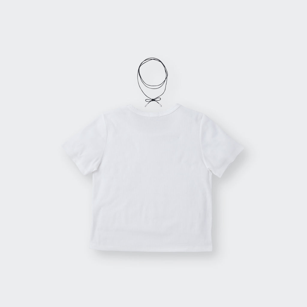 เสื้อครอปผ้าร่อง Everyday พร้อมโชคเกอร์