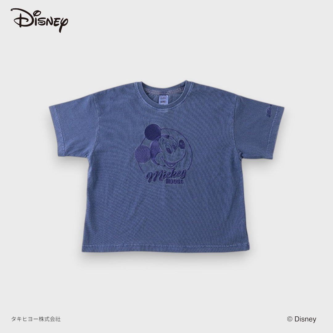 DISNEY MICKEY MOUSE T-SHIRT – VINTAGE WASHED GREY GRAPHIC KIDS TEE DISNEY MICKEY MOUSE T-SHIRT – VINTAGE WASHED BLUE/Gret GRAPHIC KIDS TEE(90CM-100CM)